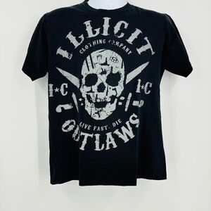 Pre-Owned Men's Illicit Short Sleeve Shirt - Size M, Stylish and Comfortable!